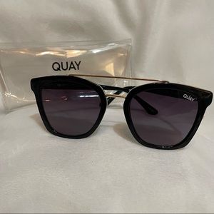 Quay Australia Black “Sweet Dreams” Sunglasses with Case NWOB